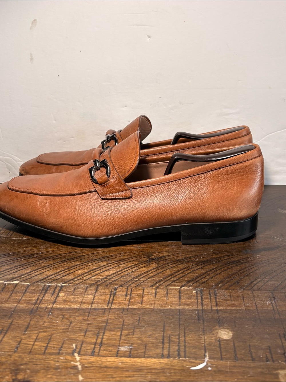 Salvatore Ferragamo Brown Leather Bit Loafers - Picture 3 of 8